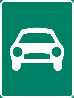 Vägmärke E3: Motortrafikled
